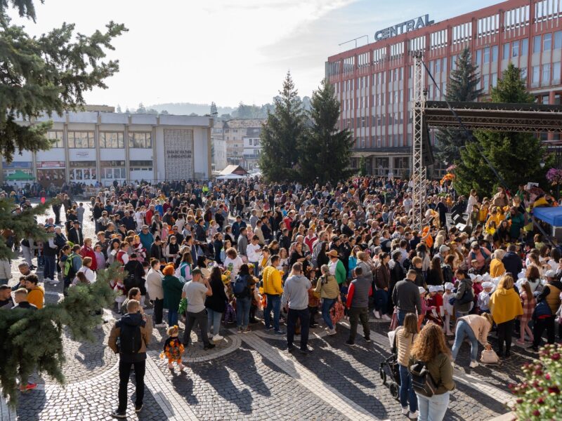 produse locale și tradiții, de ziua recoltei la mediaș. au participat mii de medieșeni (galerie foto)