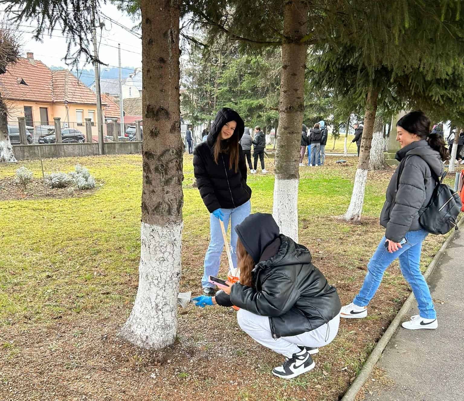 Elevii de la ”Axente Sever” au plantat zeci de flori și magnolii în curtea liceului (foto) 3 elevii de la ”axente sever” au plantat zeci de flori și magnolii în curtea liceului (foto)