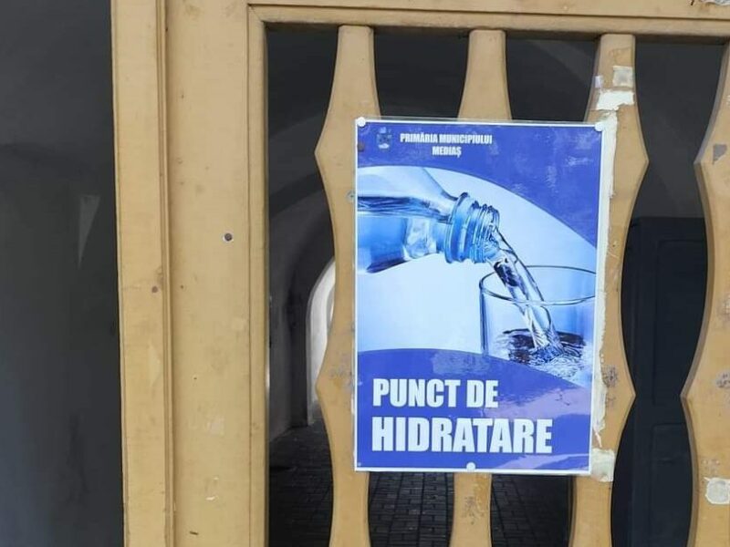 hidratare în timpul caniculei la mediaș