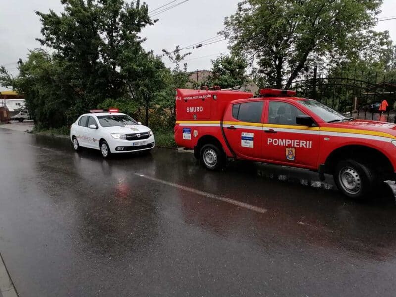inundații și copaci doborâți în diverse localități din județul sibiu