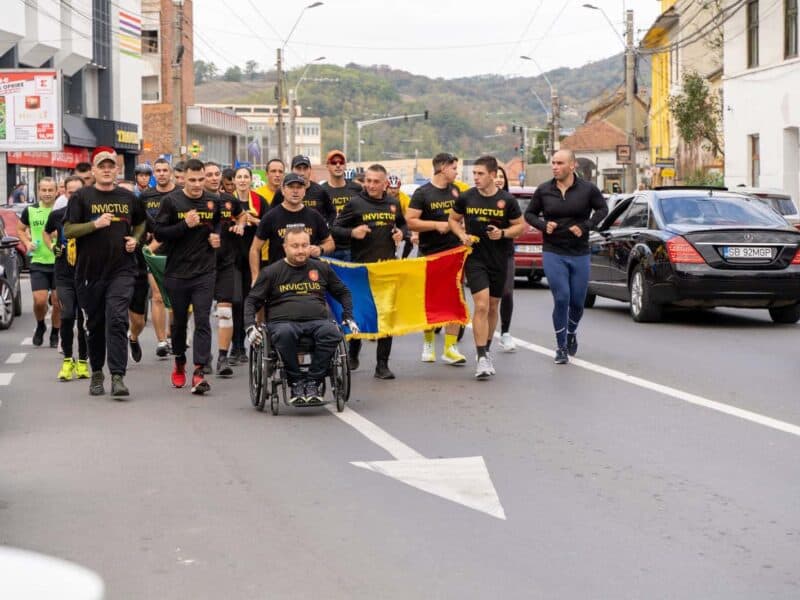 ștafeta veteranilor va ajunge marți în mediaș (video)