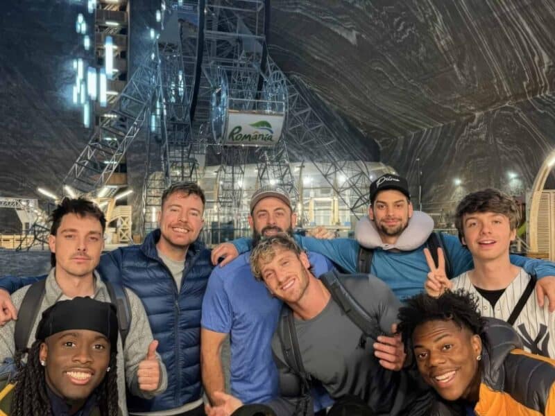 mrbeast a filmat un episod în salina turda și l-a postat pe youtube.