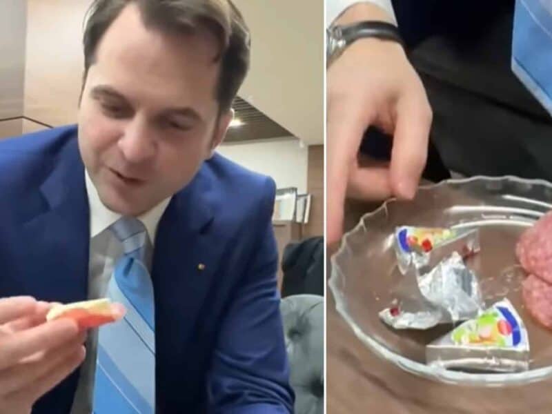 ministrul sebastian burduja, ironizat de internauți pentru consumul de salam de sibiu (video)
