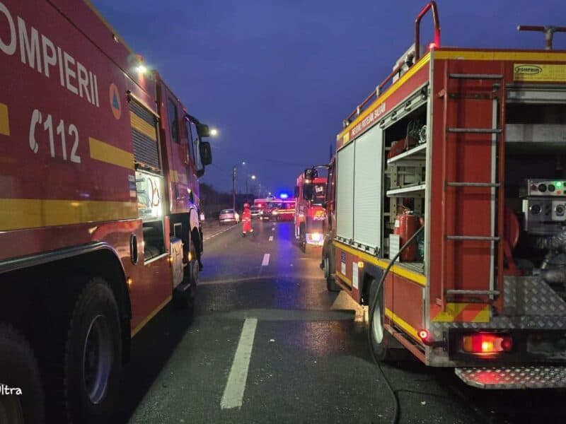 accidentul grav de vineri la copșa mică: identitatea femeii carbonizate în urma tragediei