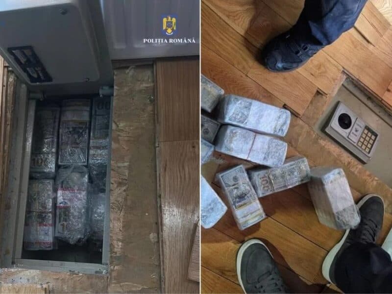 un milion de dolari descoperiți îngropați în podeaua casei lui potra din mediaș