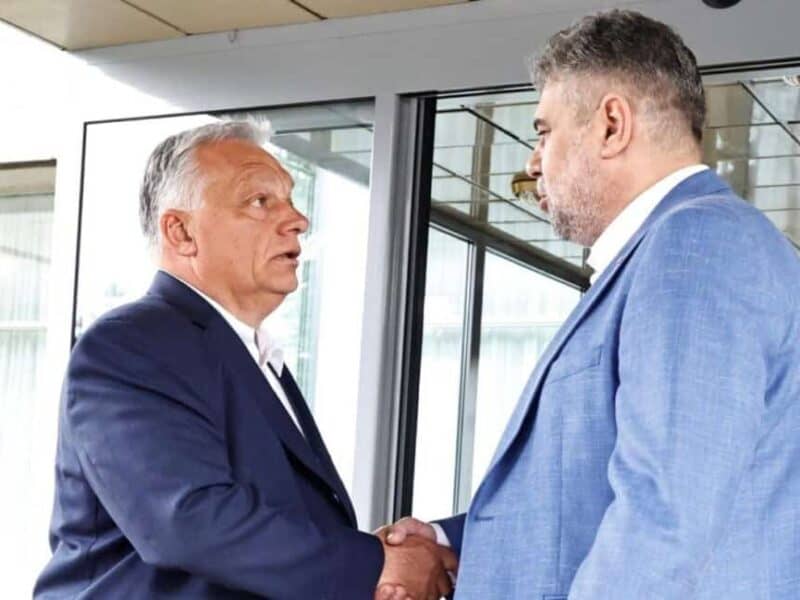 întâlnire între marcel ciolacu și prim-ministrul ungar viktor orban, vineri la guvern.