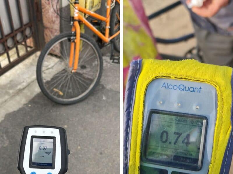 zeci de bicicliști din județul sibiu au fost amendați de polițiști, dintre care șapte se aflau sub influența băuturilor alcoolice.