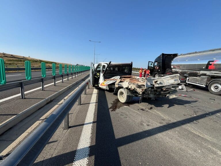 accident tragic pe autostrada de la boița: trei muncitori și-au pierdut viața în timpul refacerii marcajelor