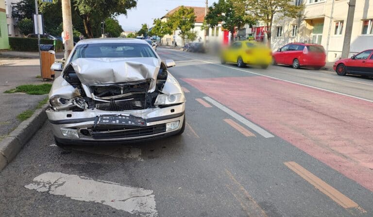 accident în lanț la sibiu cu o victimă feminină
