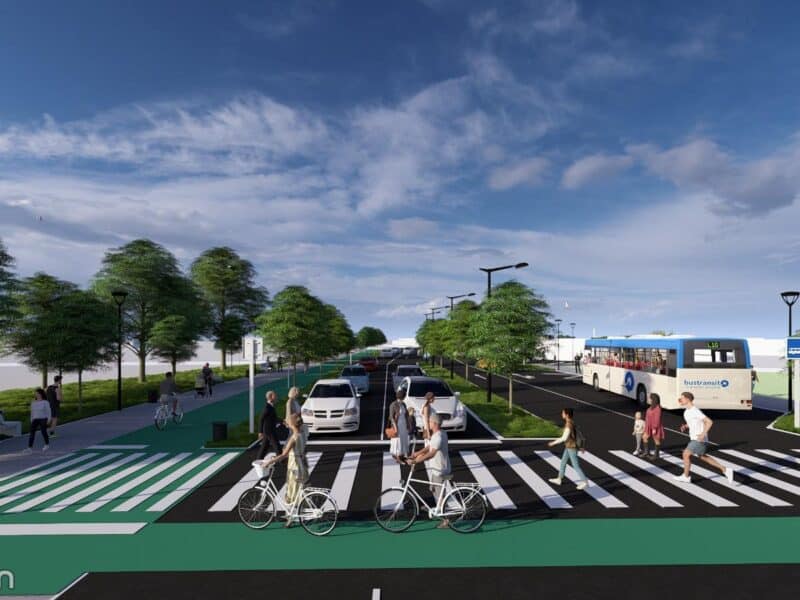 inovația propusă pentru pistă de biciclete pe calea șurii mari: trecere sub viaduct