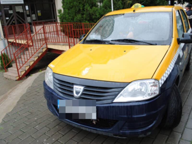 anaf pune în vânzare taxi-ul unui medieșean cu 400.000 km parcurși