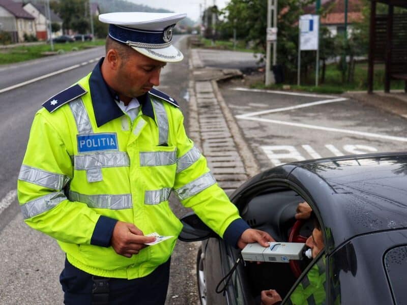 șofer din sibiu surprins cu alcoolemie de 1,19 în timpul controlului rutier