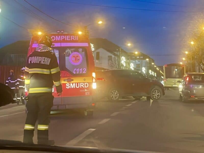 accident în sibiu: fetiță de 7 ani rănită din cauza neacordării priorității de către o șoferiță