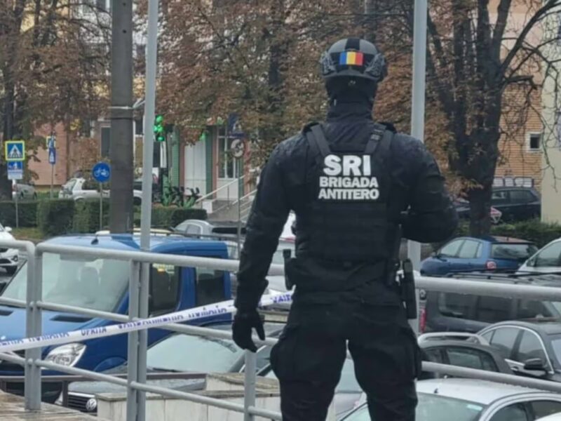 intersecție din sibiu în alertă din cauza unui colet suspect și trafic parțial blocat