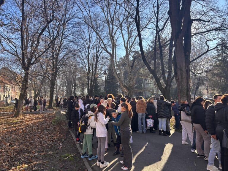 ore suspendate la „goga” din cauza alarmei de scăpări de gaz. elevii au plecat fără geci și s-au refugiat la o cafenea călduroasă