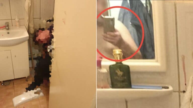 sibian agresor și-a bătut mama și a distribuit pozele prietenilor