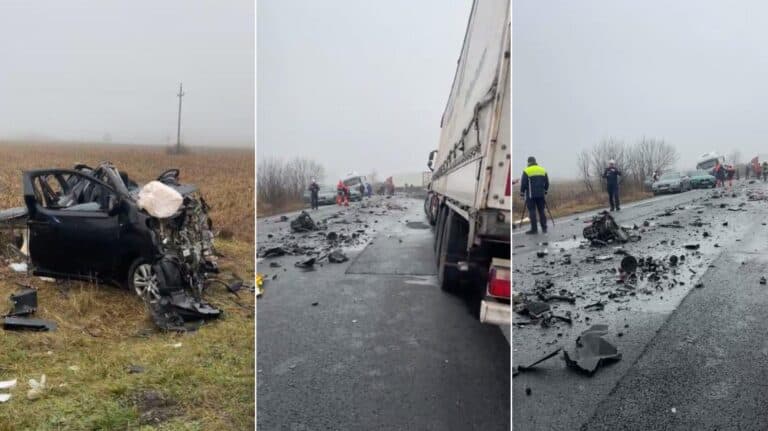 accident tragic pe un drum european: 6 victime nevinovate