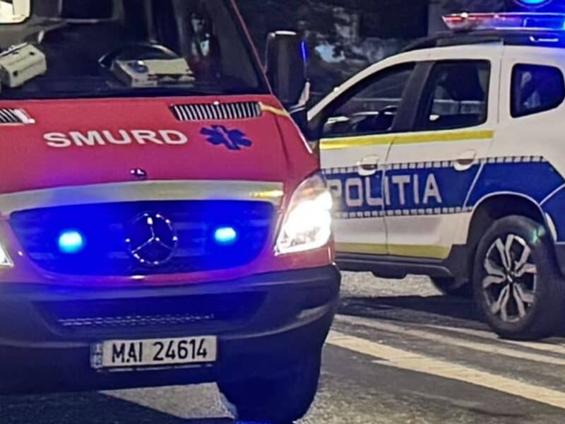 accident grav în șelimbăr: un copil de 11 ani la volan își rănește mama