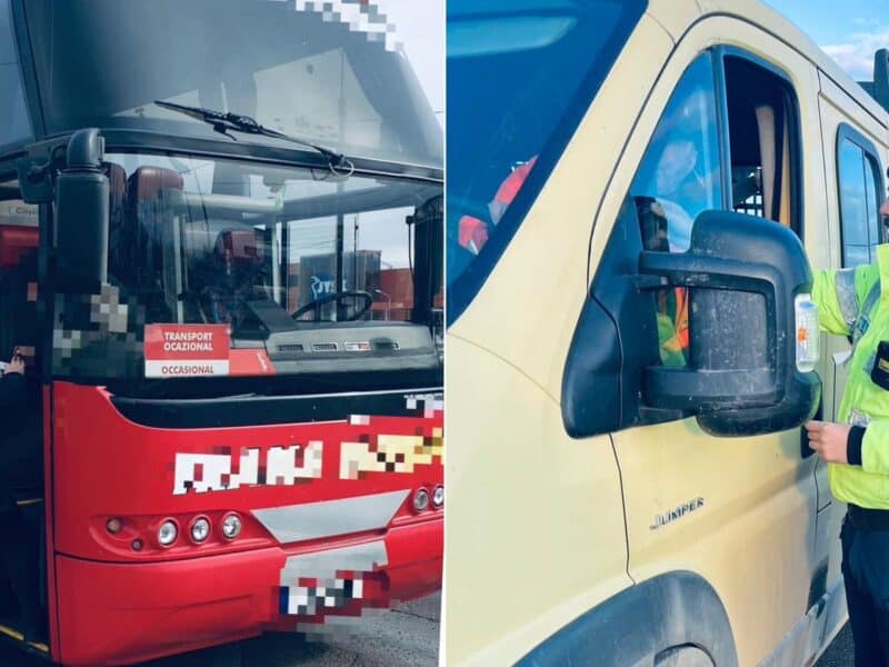 controale riguroase pentru șoferii de autobuze și camioane la sibiu: descoperirile polițiștilor