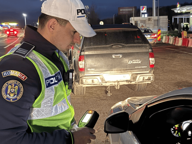 sibian prins după un accident pe dn14: fără permis și a refuzat testarea alcoolemiei