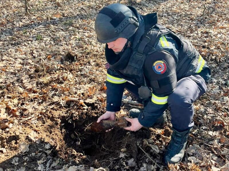 muniție de război găsită în pădurea șopa, intervenție a pirotehniștilor