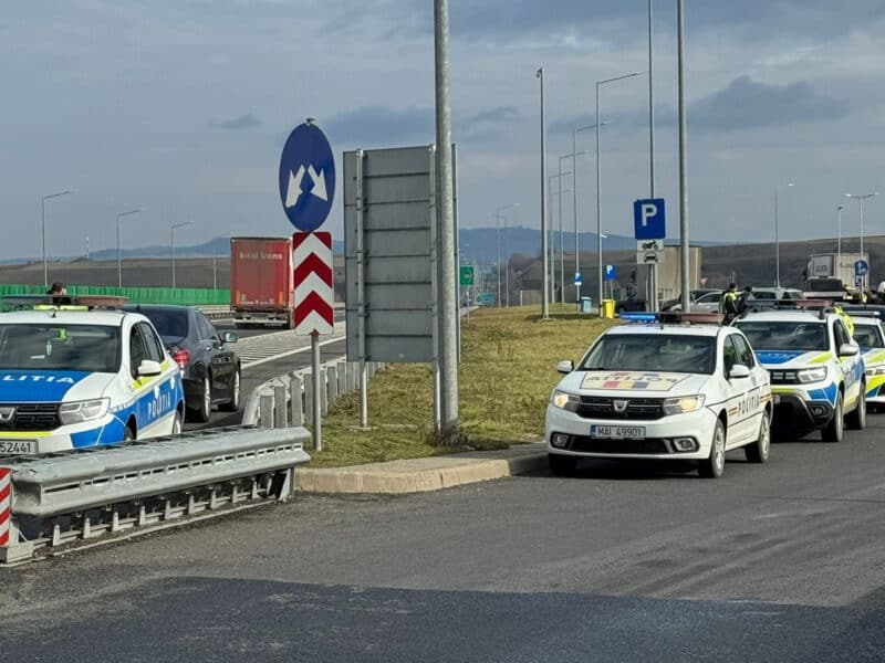 șofer din cluj depistat cu 192 km/h pe autostradă la sibiu: permis suspendat imediat
