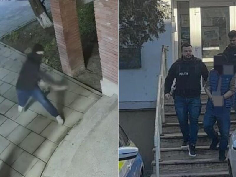 sibian reținut pentru vandalizarea sediului unui partid politic din deva