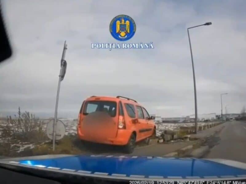 urmărire spectaculoasă la sibiu: accident în încercarea de a scăpa