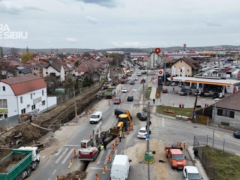 progresele lucrărilor de pe calea șurii mari după 10 zile de activitate a celor 4 echipe de pe șantier