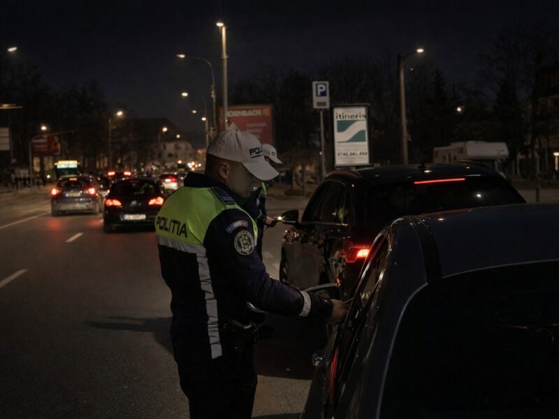 tinerii din sibiu surprinși în trafic: unul fără permis, altul cu permisul suspendat