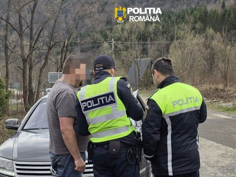 poliția sibiu surprinde doi șoferi: unul sub influența alcoolului, celălalt fără permis