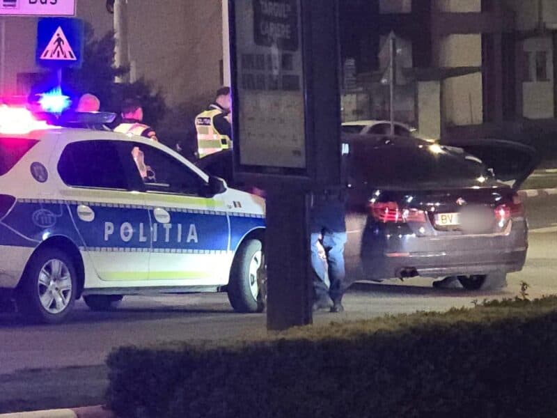 șofer beat urmărit prin sibiu, pietoni în pericol de a fi spulberați