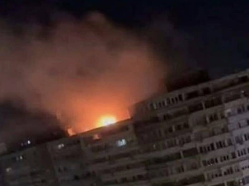 dronă prăbușită pe un bloc din galați: explozie și incendiu la etajul 10, două persoane rănite
