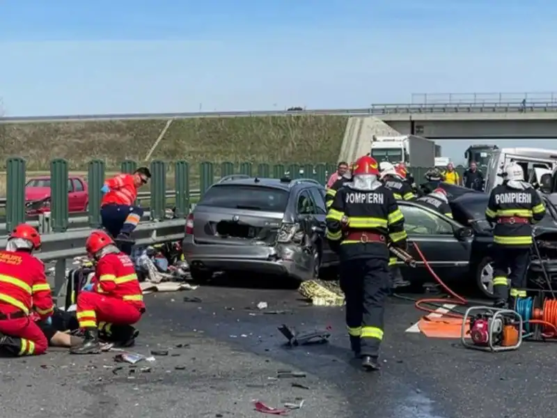 daune morale de 1 milion de euro în urma unui accident grav pe autostradă soldat cu 3 victime fatale