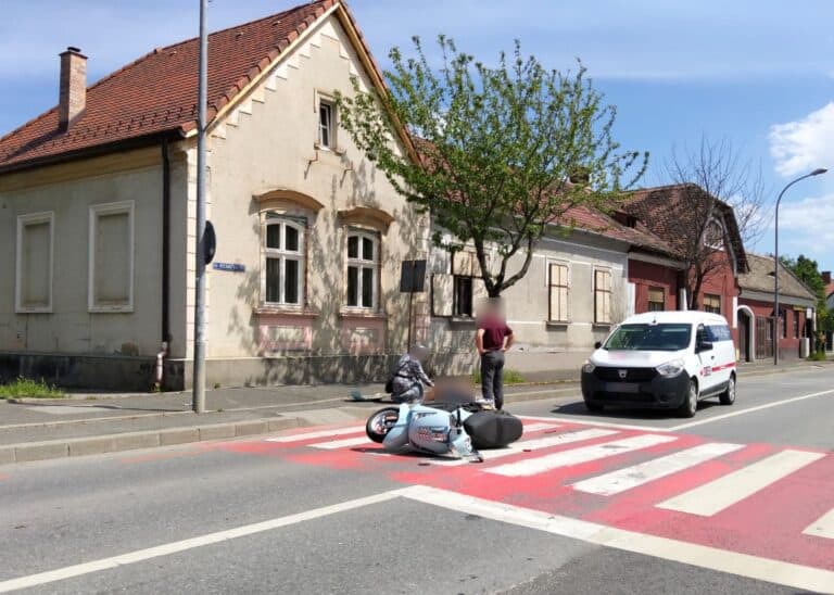 accident în terezian: motociclist implicat într-o coliziune cu o mașină - update