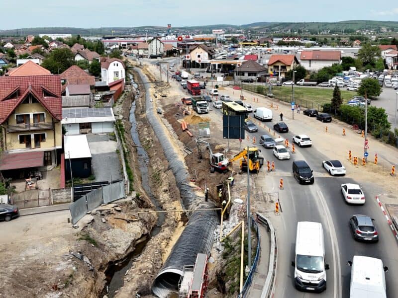 intensificarea lucrărilor la rețelele de canalizare și apă pe calea șurii mari