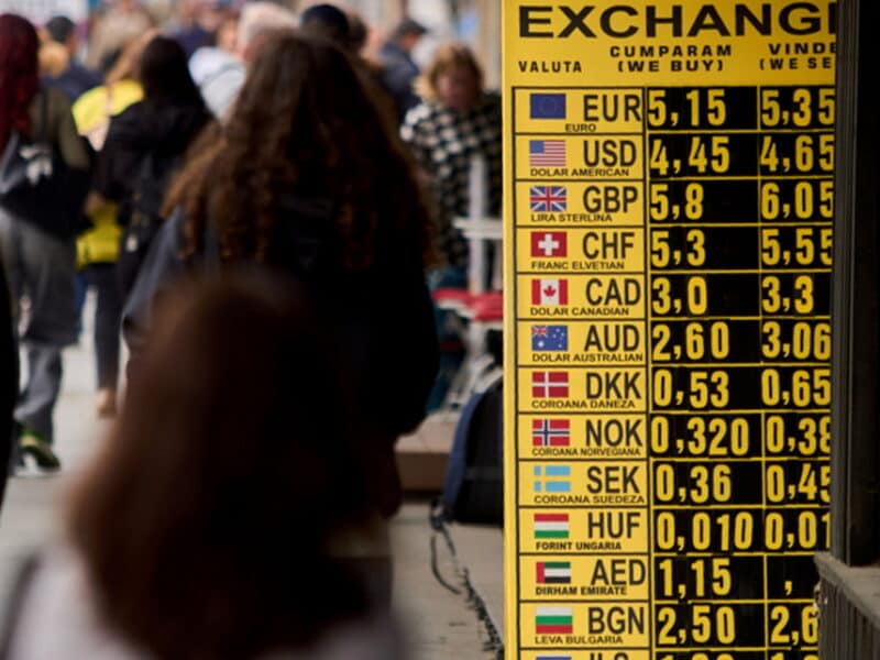 euro atinge un nou maxim de 5,218 lei în ziua moțiunii