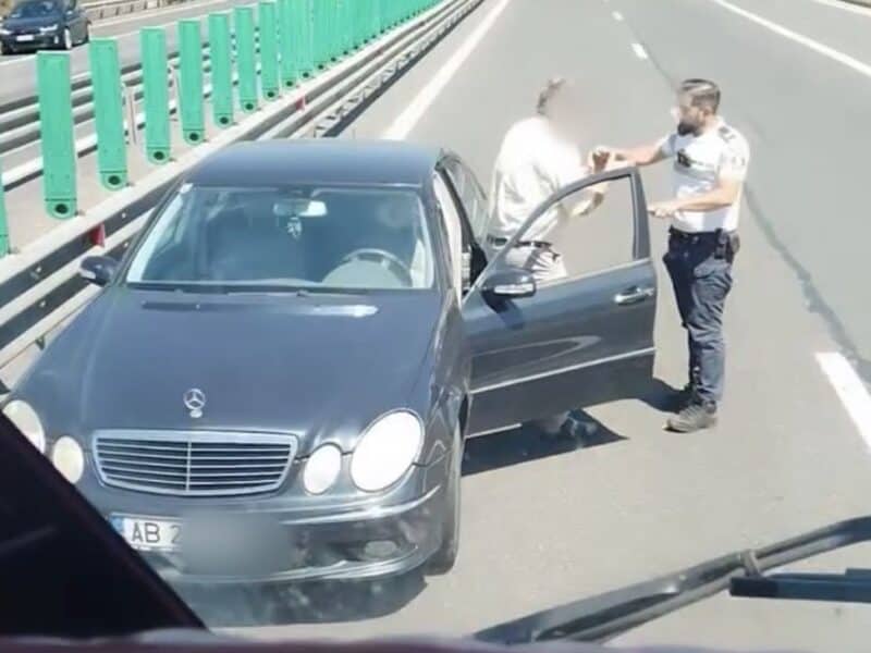 pericol pe autostrada a1 deva – sibiu: șofer de 62 de ani surprins circulând pe contrasens