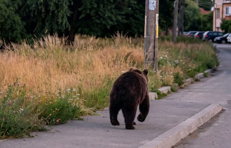 urs văzut în cartierul lazaret din sibiu mesaj ro-alert pentru evitarea zonei și recomandarea de a rămâne în locuințe