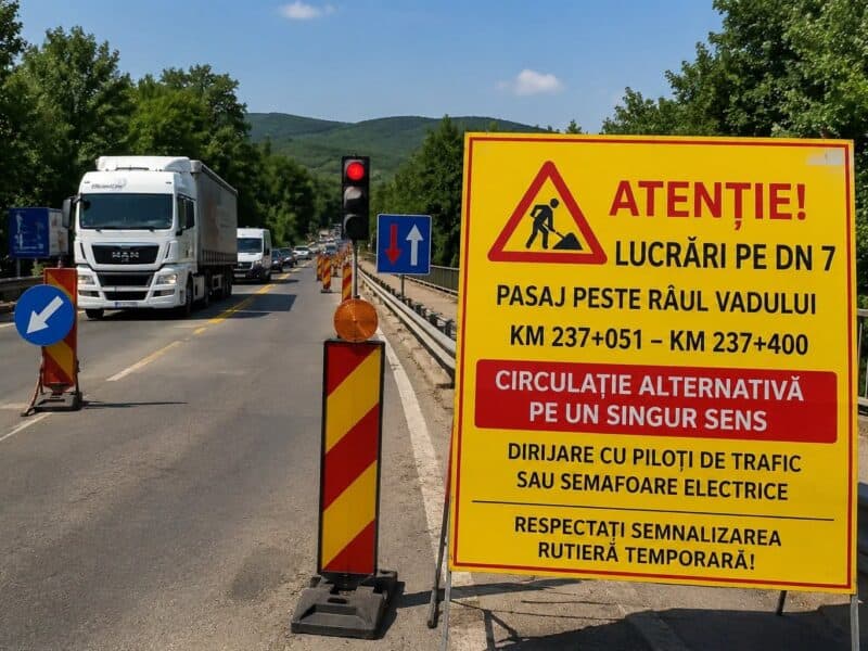 se redeschide circulația pe ambele sensuri pe viaductul râu vadului din valea oltului începând cu 25 iunie 2026 după finalizarea lucrărilor la rosturile de dilatație