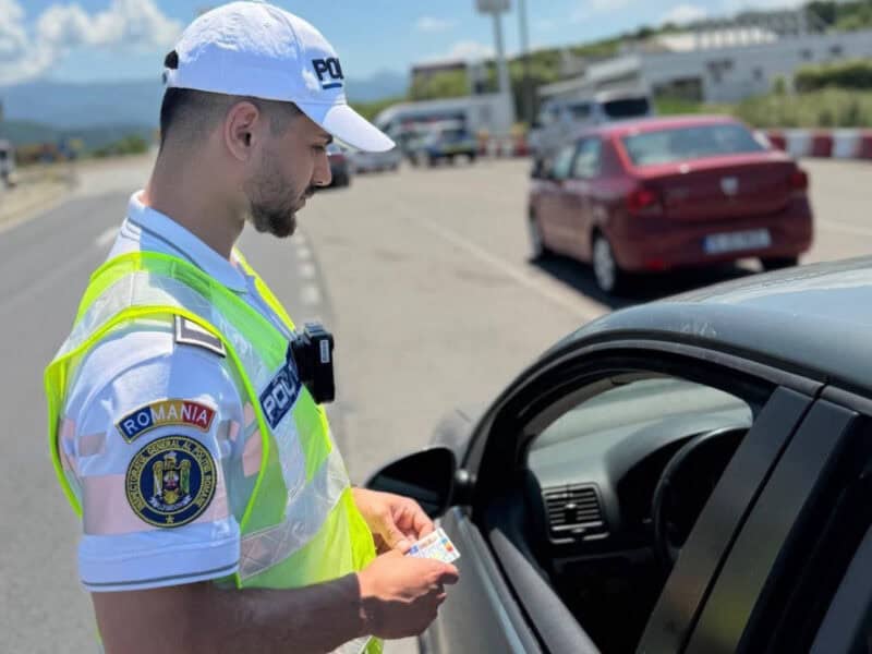 șofer fără permis din șelimbăr prins în trafic pe strada gării din sibiu și cercetat penal