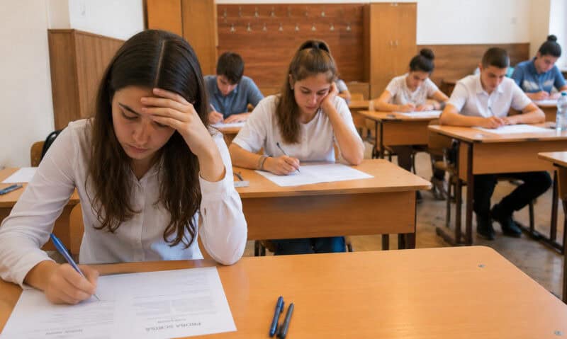 bacalaureat sesiunea iunie-iulie 2026 în județul sibiu începe cu proba la limba și literatura română în condiții de caniculă doar două licee dispun de aer condiționat în sălile de examen