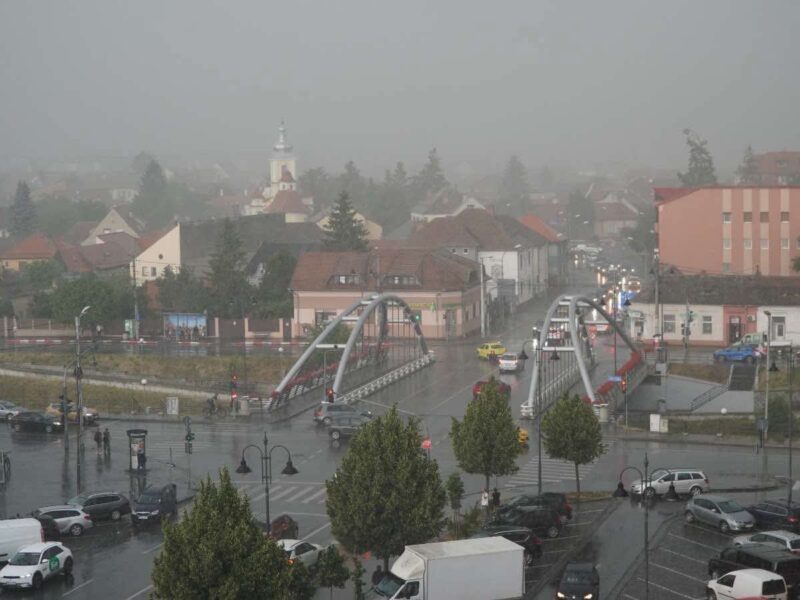 furtuni puternice în nordul județului sibiu: alertă ro-alert activată