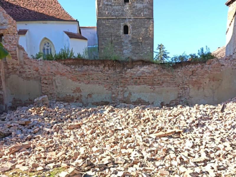 biserica evanghelică anunță că prăbușirea zidului de incintă de la biserica fortificată din moșna nu putea fi prevăzută pe baza datelor disponibile până în prezent