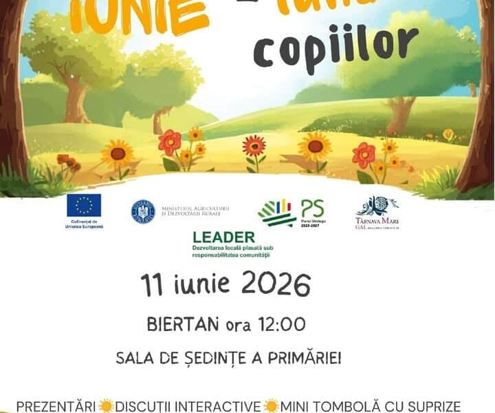 gal dealurile târnavei invită copiii și antreprenorii locali la un eveniment special în biertan, joi, 11 iunie