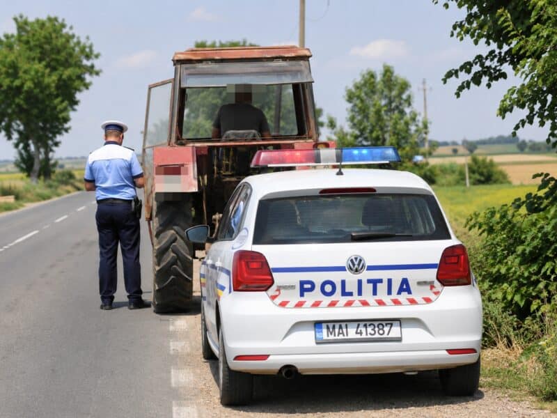 un tânăr din porumbacu de jos a provocat un accident beat și fără permis la volanul unui tractor cu remorcă neînmatriculată