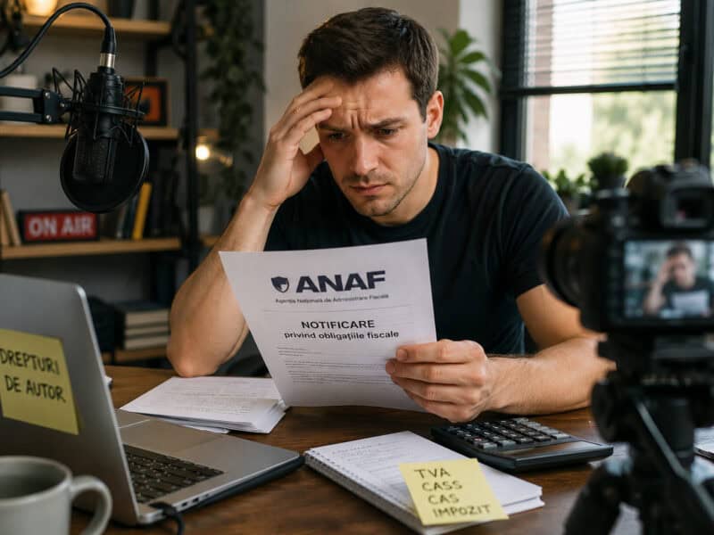 anaf intensifică controalele pe drepturi de autor: creatorii de conținut riscă penalități la tva