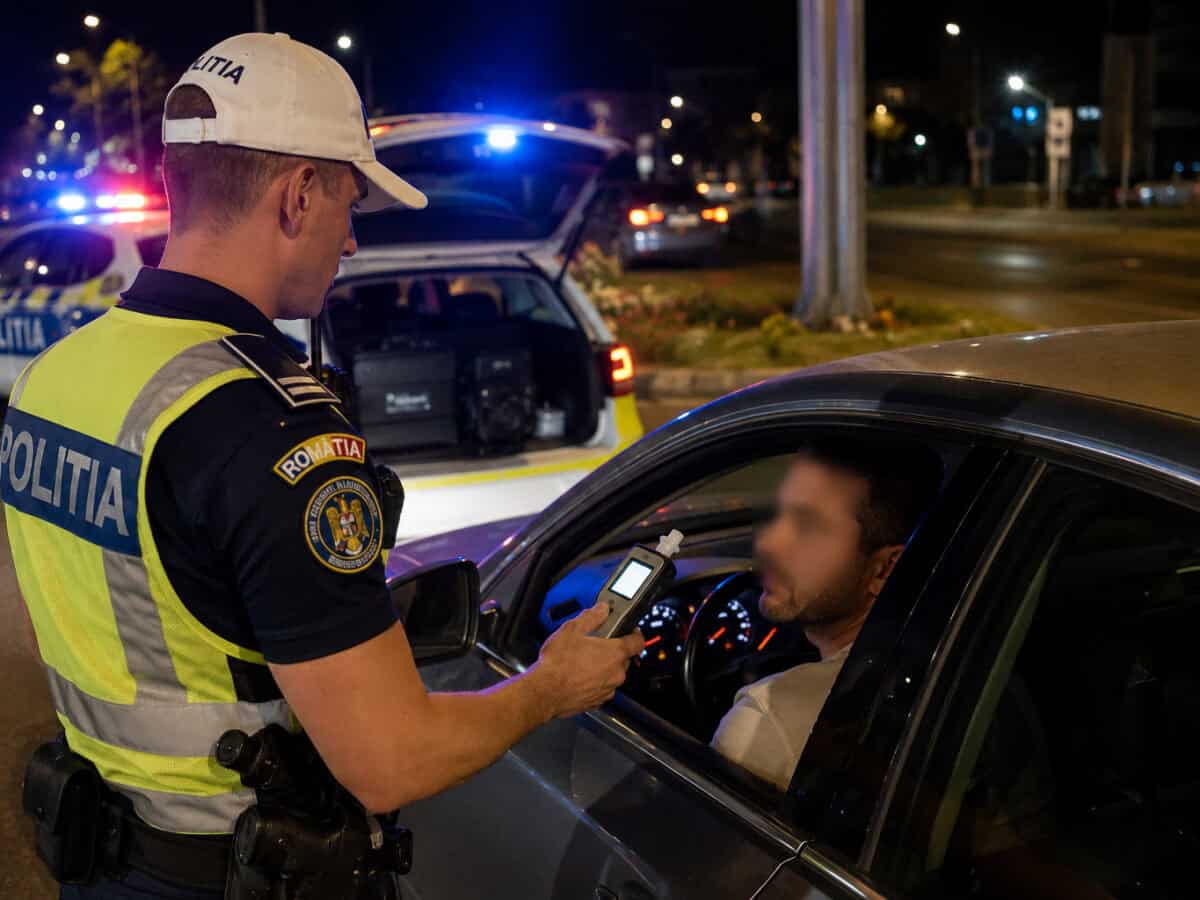 șofer de 36 de ani din argeș prins conducând sub influența alcoolului pe strada nicolaus olahus din sibiu