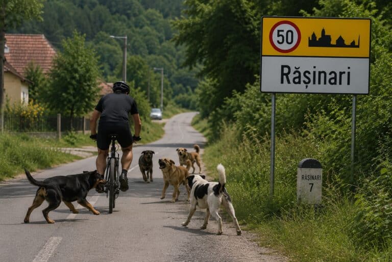 doi bicicliști mușcați de o haită de câini ciobănești pe traseul cicloturistic emil cioran din rășinari unul cu răni grave, consilier județean solicită măsuri pentru prevenirea unor incidente similare