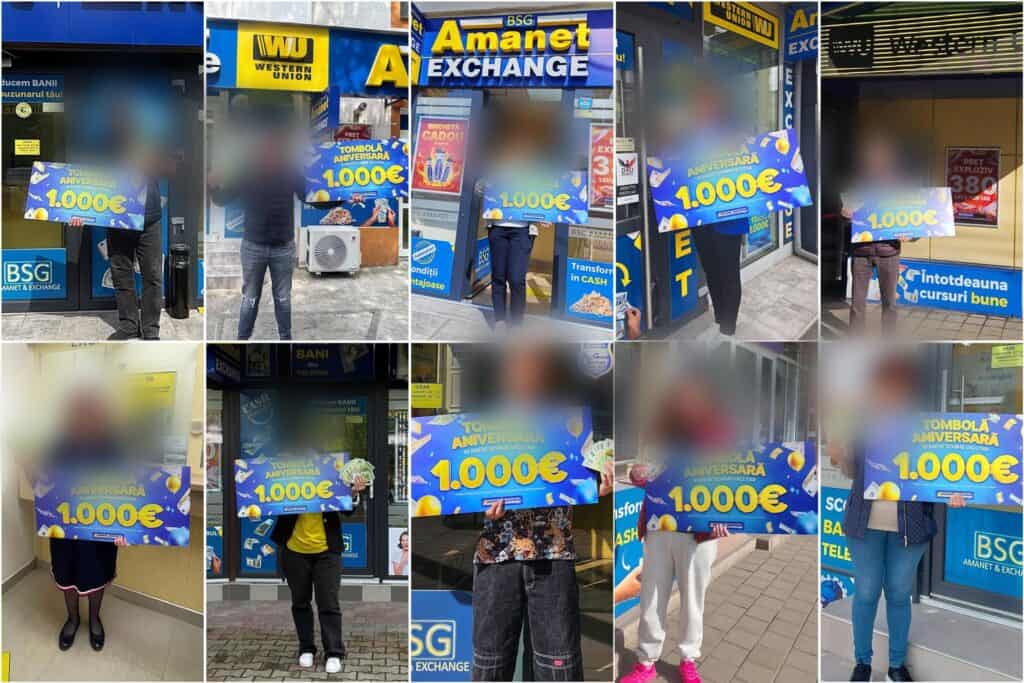 Schimbi valută luna asta? Nu rata a doua ediție a campaniei BSG: 10 premii de 1.000 de euro cash! 3 schimbi valută luna asta? nu rata a doua ediție a campaniei bsg: 10 premii de 1.000 de euro cash!